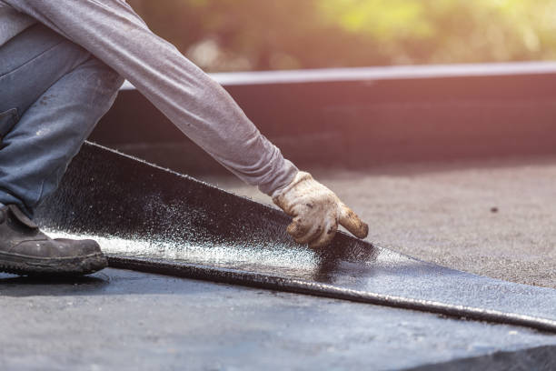 Professional Waterproofing technician working in Bound Brook, NJ